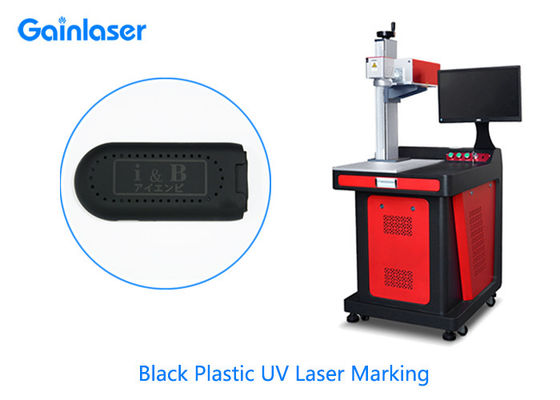 5W UV Laser Marking Equipment Manufacturers for White ABS , Black Plastic Parts , Transparent Plastic